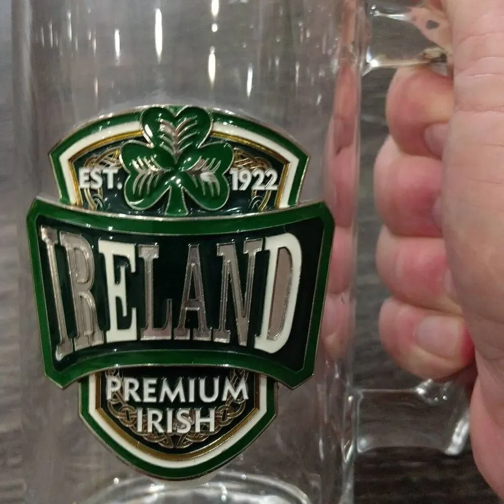 Ireland Premium Irish 16oz Glass Beer Mug